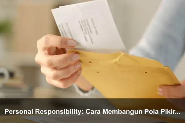 Personal Responsibility: Cara Membangun Pola Pikir yang Lebih Kuat Setiap Hari